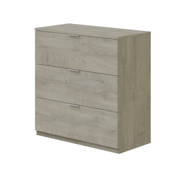 KIT CASSETTONE 3 CASSETTI 80X38X77 ROVERE ALASKA